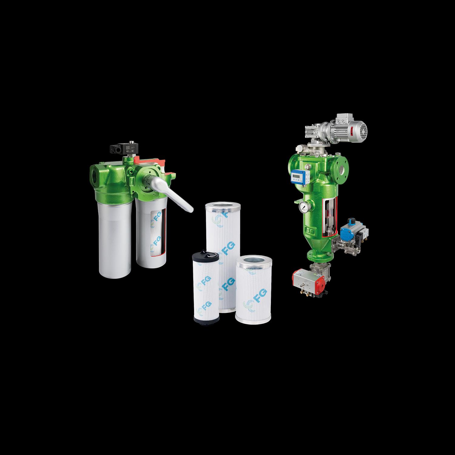 Sistemas e elementos filtrantes