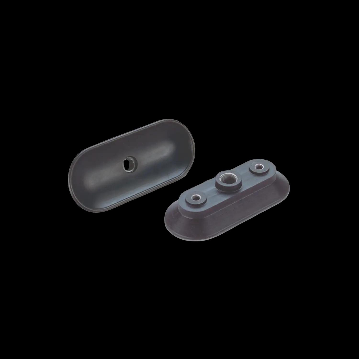 Series OC concave, oval suction cup (60 x 140 mm)