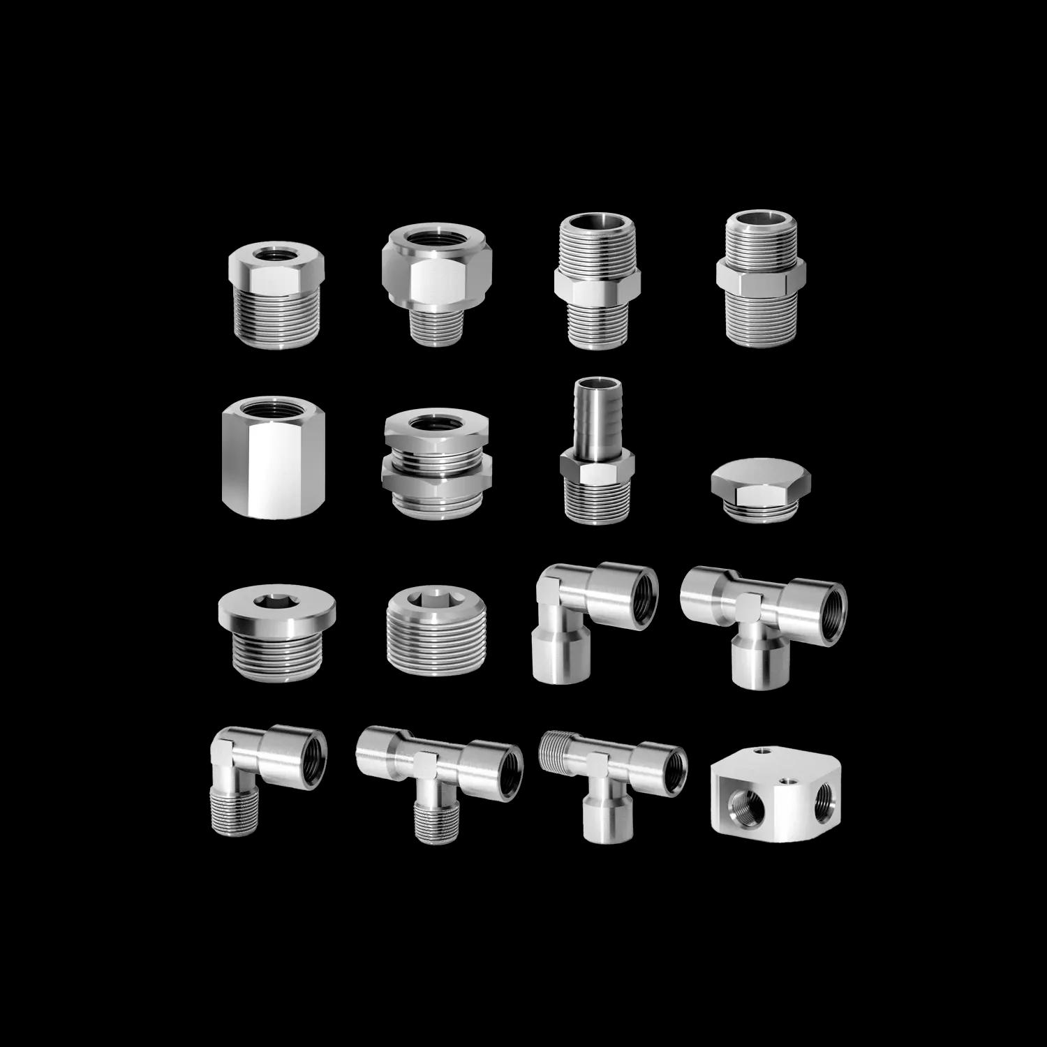 Pipe fittings in 316L stainless steel