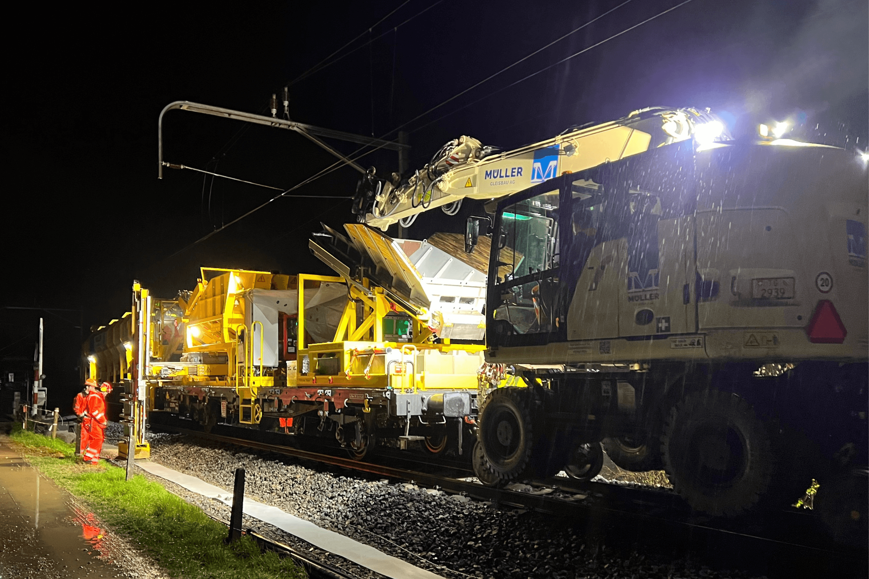 Greater precision during track laying